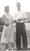 Clark and Dorothy, 1951, in Blue Island